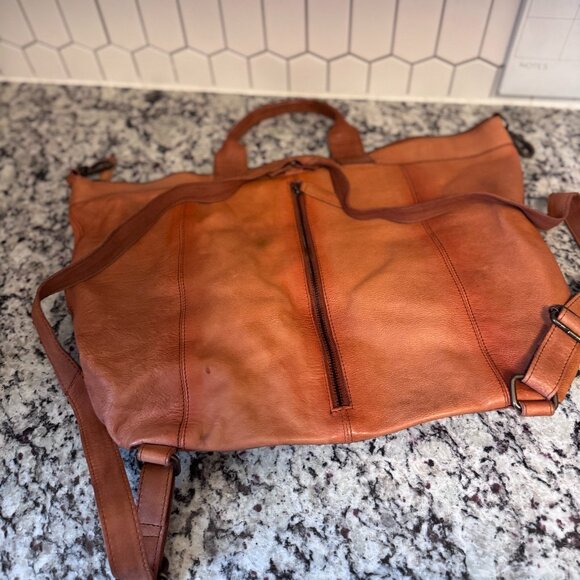 Free People Joey Distressed Convertible Backpack - Picture 3 of 4